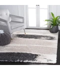 Safavieh Fontana Shag  Grey / Ivory FNT898 3 ft. X 5 ft. Rectangle Rug