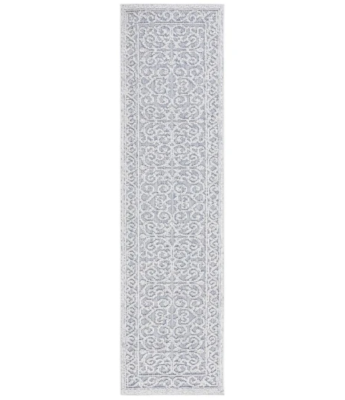 Safavieh Global Blue / Grey GLB204 2 ft. 2 in. X 8 ft. Runner Rug