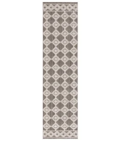 Safavieh Global Beige / Dark Beig GLB208 2 ft. 2 in. X 8 ft. Runner Rug