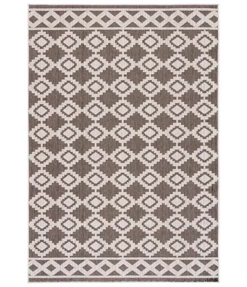 Safavieh Global Beige / Dark Beig GLB208 9 ft. X 12 ft. Rectangle Rug