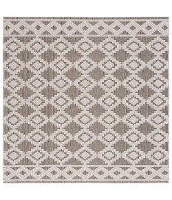 Safavieh Global Beige / Dark Beig GLB208 6 ft. 7 in. X 6 ft. 7 in. Square Rug