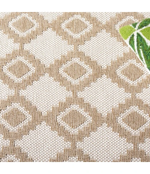 Safavieh Global Beige / Brown GLB208 9 ft. X 12 ft. Rectangle Rug