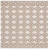 Safavieh Global Beige / Brown GLB208 6 ft. 7 in. X 6 ft. 7 in. Square Rug