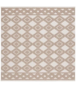 Safavieh Global Beige / Brown GLB208 6 ft. 7 in. X 6 ft. 7 in. Square Rug