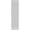 Safavieh Global Grey / Ivory GLB208 2 ft. 2 in. X 8 ft. Runner Rug