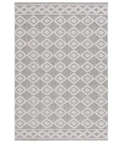 Safavieh Global Grey / Ivory GLB208 4 ft. X 6 ft. Rectangle Rug