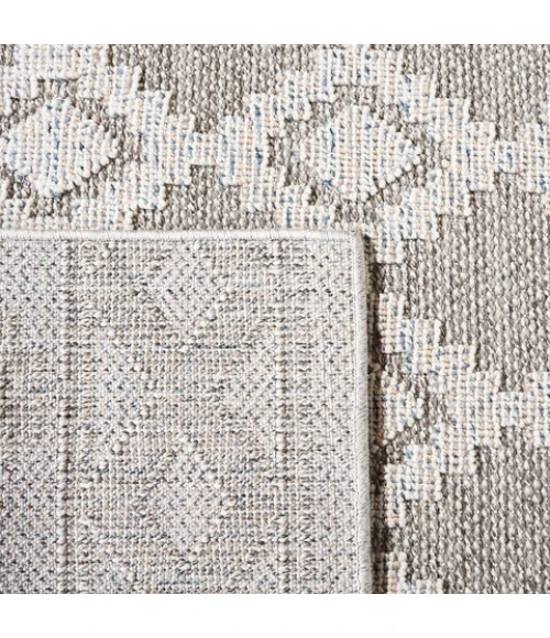 Safavieh Global Grey / Ivory GLB208 4 ft. X 6 ft. Rectangle Rug