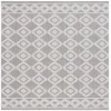Safavieh Global Grey / Ivory GLB208 6 ft. 7 in. X 6 ft. 7 in. Square Rug