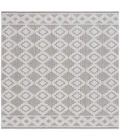 Safavieh Global Grey / Ivory GLB208 6 ft. 7 in. X 6 ft. 7 in. Square Rug