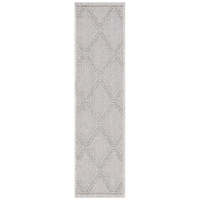 Safavieh Global Grey / Light Grey GLB226 2 ft. 2 in. X 12 ft. Runner Rug
