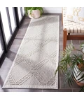 Safavieh Global Grey / Light Grey GLB226 2 ft. 2 in. X 12 ft. Runner Rug