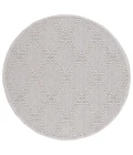 Safavieh Global Grey / Light Grey GLB226 5 ft. 3 in. X 5 ft. 3 in. Round Rug