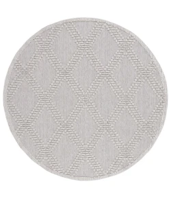 Safavieh Global Grey / Light Grey GLB226 5 ft. 3 in. X 5 ft. 3 in. Round Rug