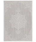 Safavieh Global Grey / Ivory GLB228 5 ft. 3 in. X 7 ft. 6 in. Rectangle Rug