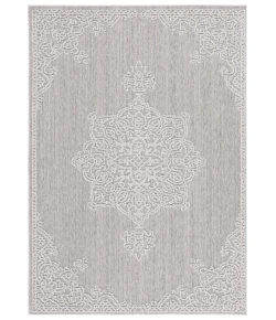 Safavieh Global Grey / Ivory GLB228 5 ft. 3 in. X 7 ft. 6 in. Rectangle Rug