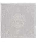 Safavieh Global Grey / Ivory GLB228 6 ft. 7 in. X 6 ft. 7 in. Square Rug