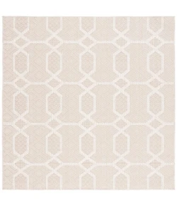 Safavieh Global Beige / Ivory GLB416 6 ft. 7 in. X 6 ft. 7 in. Square Rug