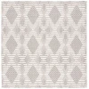 Safavieh Global Grey / Ivory GLB420 6 ft. 7 in. X 6 ft. 7 in. Square Rug