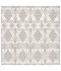 Safavieh Global Grey / Ivory GLB420 6 ft. 7 in. X 6 ft. 7 in. Square Rug