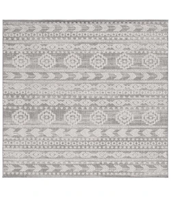 Safavieh Global Grey / Ivory GLB862 6 ft. 7 in. X 6 ft. 7 in. Square Rug