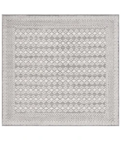 Safavieh Global Light Grey / Dark Grey GLB864 6 ft. 7 in. X 6 ft. 7 in. Square Rug