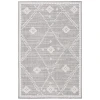 Safavieh Global Dark Grey / Ivory GLB868 5 ft. 3 in. X 7 ft. 6 in. Rectangle Rug