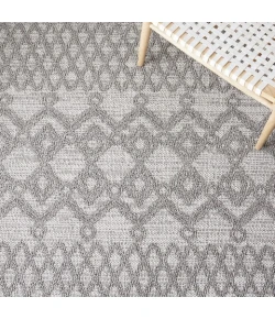 Safavieh Global Light Grey / Dark Grey GLB872 6 ft. 7 in. X 6 ft. 7 in. Round Rug