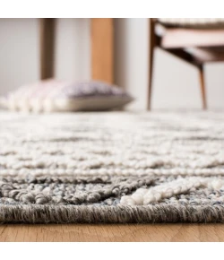 Safavieh Global Grey / Ivory GLB874 6 ft. 7 in. X 6 ft. 7 in. Round Rug