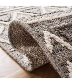 Safavieh Global Grey / Ivory GLB874 6 ft. 7 in. X 6 ft. 7 in. Round Rug