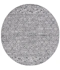 Safavieh Global Grey / Ivory GLB879 6 ft. 7 in. X 6 ft. 7 in. Round Rug