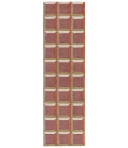 Safavieh Genre Pink / Beige GRE101 2 ft. 3 in. X 8 ft. Runner Rug