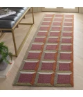Safavieh Genre Pink / Beige GRE101 2 ft. 3 in. X 8 ft. Runner Rug