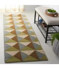 Safavieh Genre Beige / Green GRE103 2 ft. 3 in. X 8 ft. Runner Rug