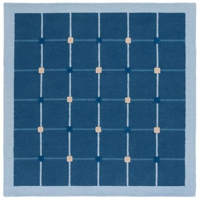 Safavieh Genre Blue / Beige GRE205 6 ft. X 6 ft. Square Rug