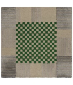 Safavieh Genre Grey / Green GRE207 6 ft. X 6 ft. Square Rug