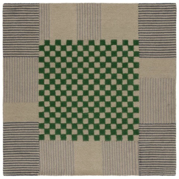 Safavieh Genre Grey / Green GRE207 6 ft. X 6 ft. Square Rug