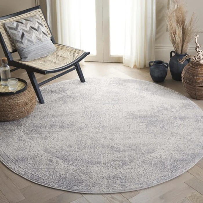 Safavieh Hanna Ivory / Light Grey HAN101 8 ft. X 10 ft. Rectangle Rug