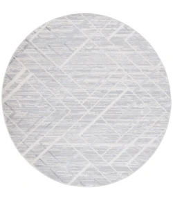 Safavieh Hanna Ivory / Light Grey HAN102 6 ft. 7 in. X 6 ft. 7 in. Round Rug