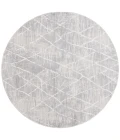 Safavieh Hanna Ivory / Light Grey HAN106 6 ft. 7 in. X 6 ft. 7 in. Round Rug
