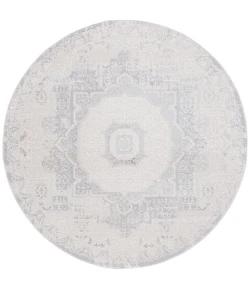 Safavieh Hanna Ivory / Light Grey HAN107 6 ft. 7 in. X 6 ft. 7 in. Round Rug