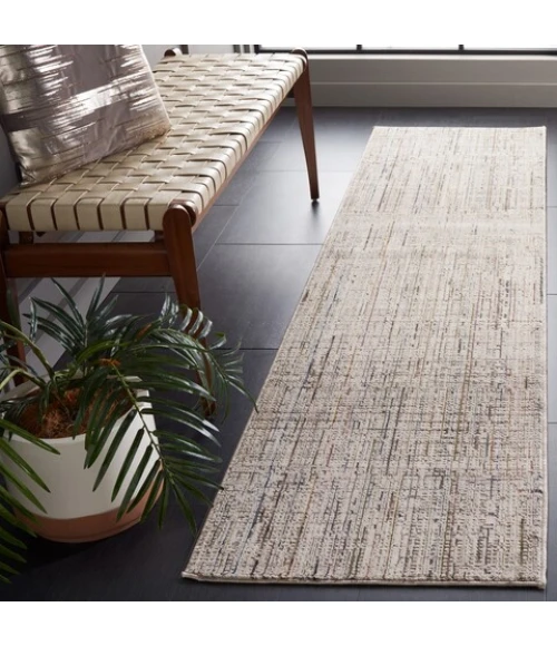 Safavieh Harlow Ivory Grey / Rust HAR101 2 ft. X 8 ft. Runner Rug