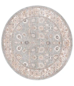 Safavieh Harlow Ivory Grey / Sage HAR104 6 ft. 3 in. X 6 ft. 3 in. Round Rug