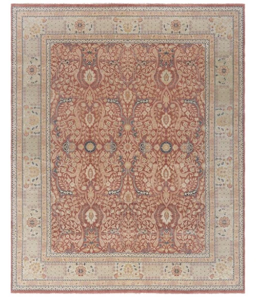 Safavieh Haj Jalili Rust / Gold HJ1317 9 ft. X 12 ft. Rectangle Rug
