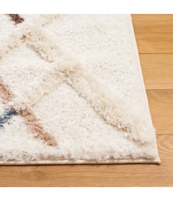 Safavieh Hi-Lo Shag Light Beige / Beige HLS210 4 ft. X 6 ft. Rectangle Rug