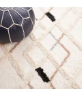 Safavieh Hi-Lo Shag Light Beige / Beige HLS210 4 ft. X 6 ft. Rectangle Rug