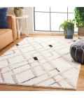 Safavieh Hi-Lo Shag Light Beige / Beige HLS210 4 ft. X 6 ft. Rectangle Rug