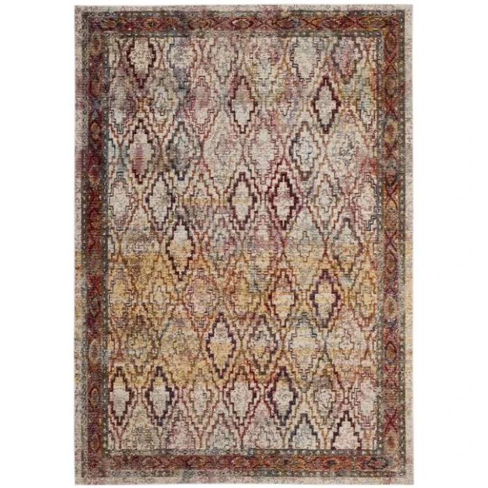 Safavieh Harmony Cream / Rose HMY407 6 ft. 7 in. X 9 ft. 2 in. Rectangle Rug