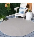 Safavieh Hampton Grey HTN230 6 ft. 5 in. X 6 ft. 5 in. Round Rug