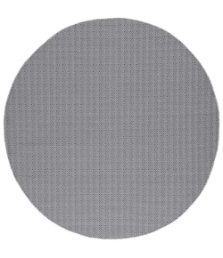 Safavieh Hampton Grey / Black HTN230 6 ft. 5 in. X 6 ft. 5 in. Round Rug