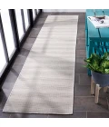 Safavieh Hampton Ivory / Grey HTN231 2 ft. X 9 ft. Runner Rug